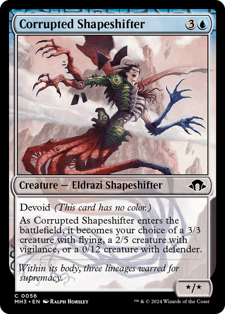 Corrupted Shapeshifter [Modern Horizons 3] | Cards and Coasters CA