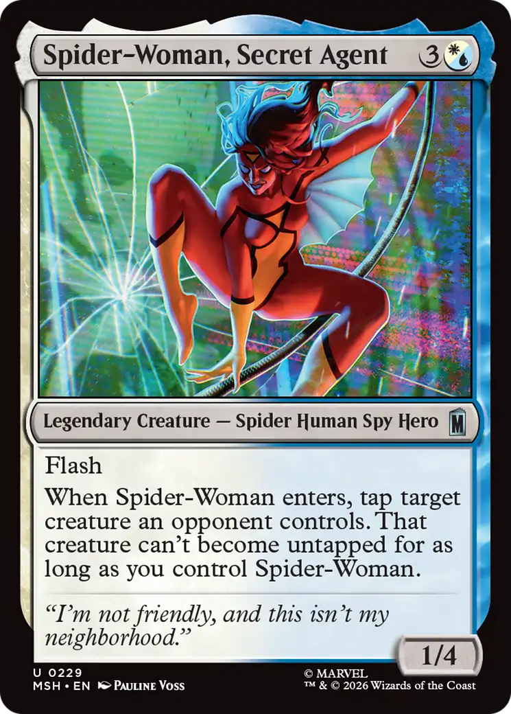 Spider-Woman, Secret Agent [Marvel Super Heroes] | Cards and Coasters CA