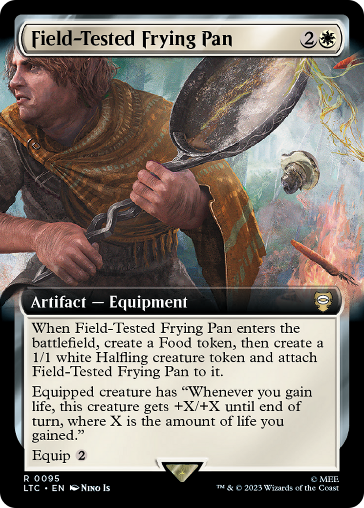 Field-Tested Frying Pan (Extended Art) [The Lord of the Rings: Tales of Middle-Earth Commander] | Cards and Coasters CA