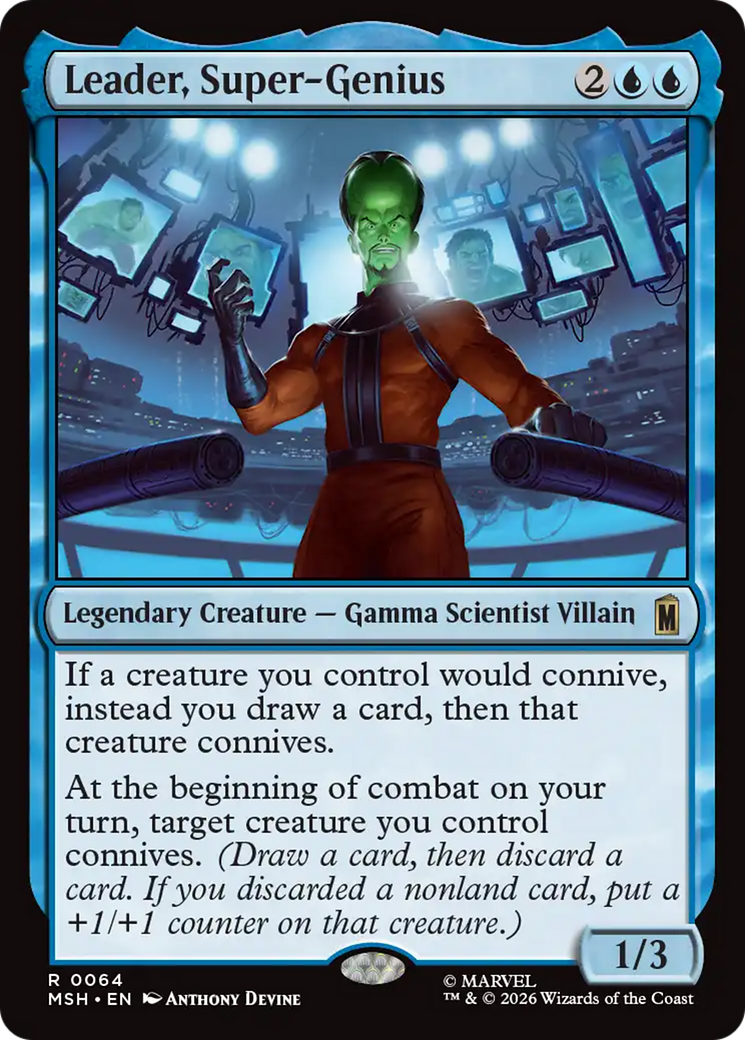 Leader, Super-Genius [Marvel Super Heroes] | Cards and Coasters CA