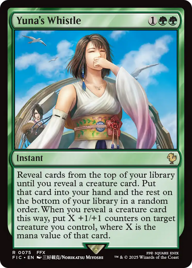 Yuna's Whistle [FINAL FANTASY Commander] | Cards and Coasters CA