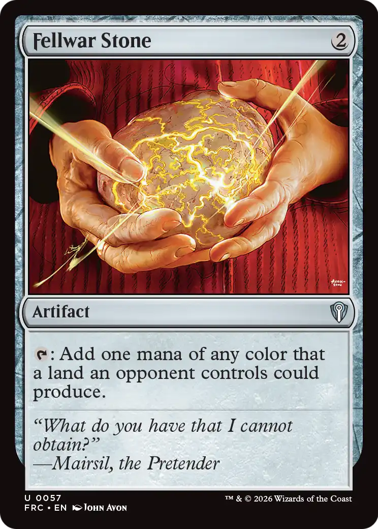 Fellwar Stone [Reality Fracture Commander] | Cards and Coasters CA