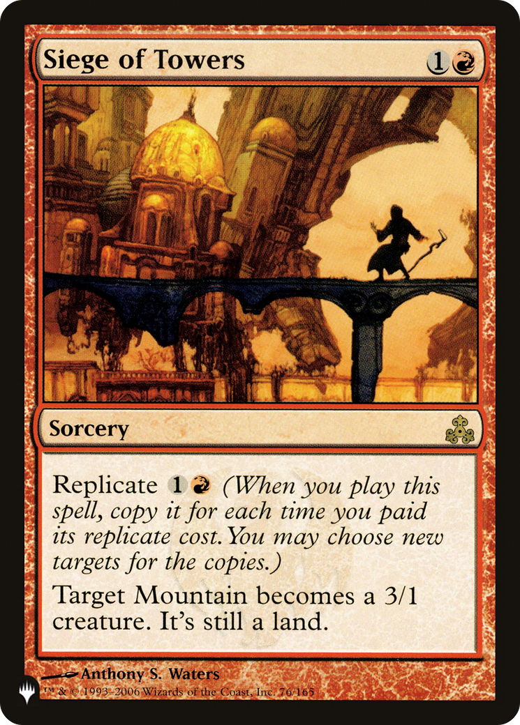 Siege of Towers [The List] | Cards and Coasters CA