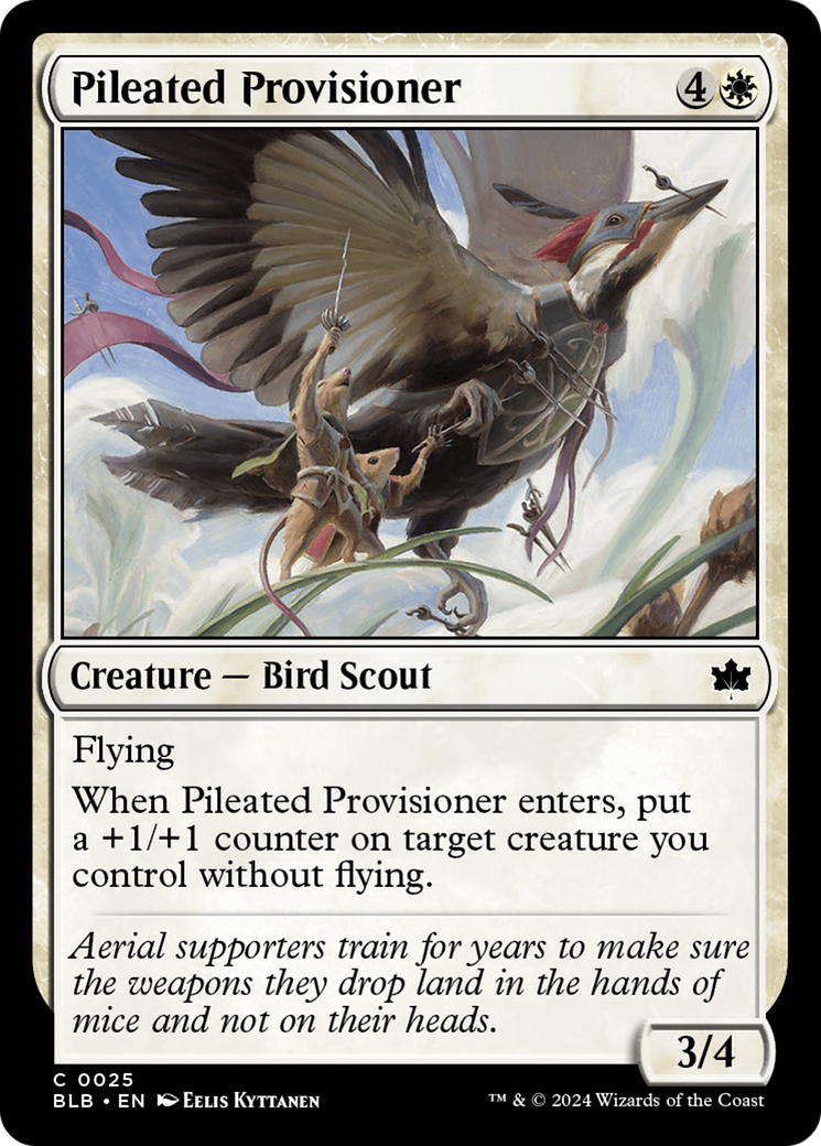 Pileated Provisioner [Bloomburrow] | Cards and Coasters CA