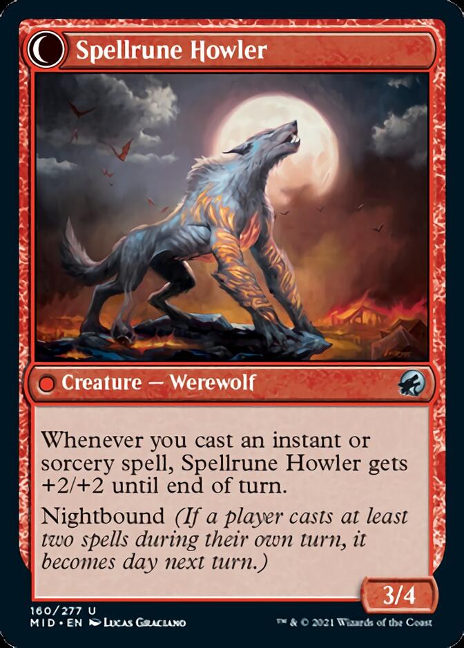 Spellrune Painter // Spellrune Howler [Innistrad: Midnight Hunt] | Cards and Coasters CA