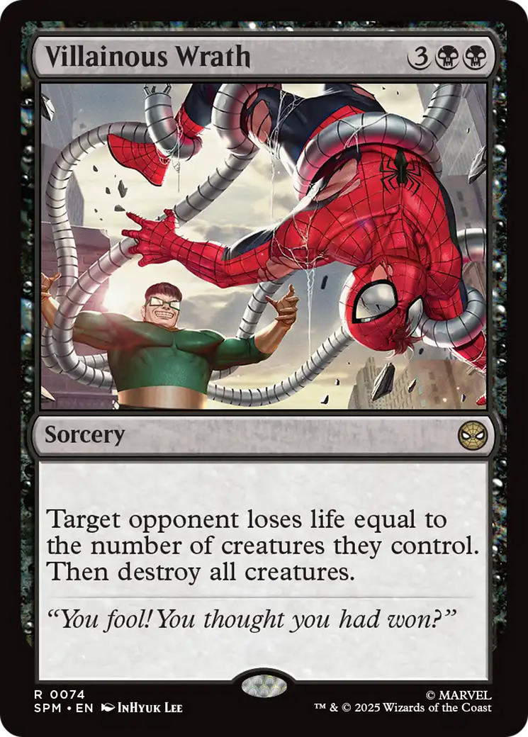 Villainous Wrath [Marvel's Spider-Man] | Cards and Coasters CA