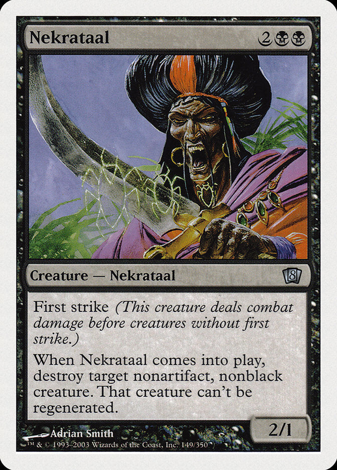 Nekrataal (8th Edition) [Oversize Cards] | Cards and Coasters CA