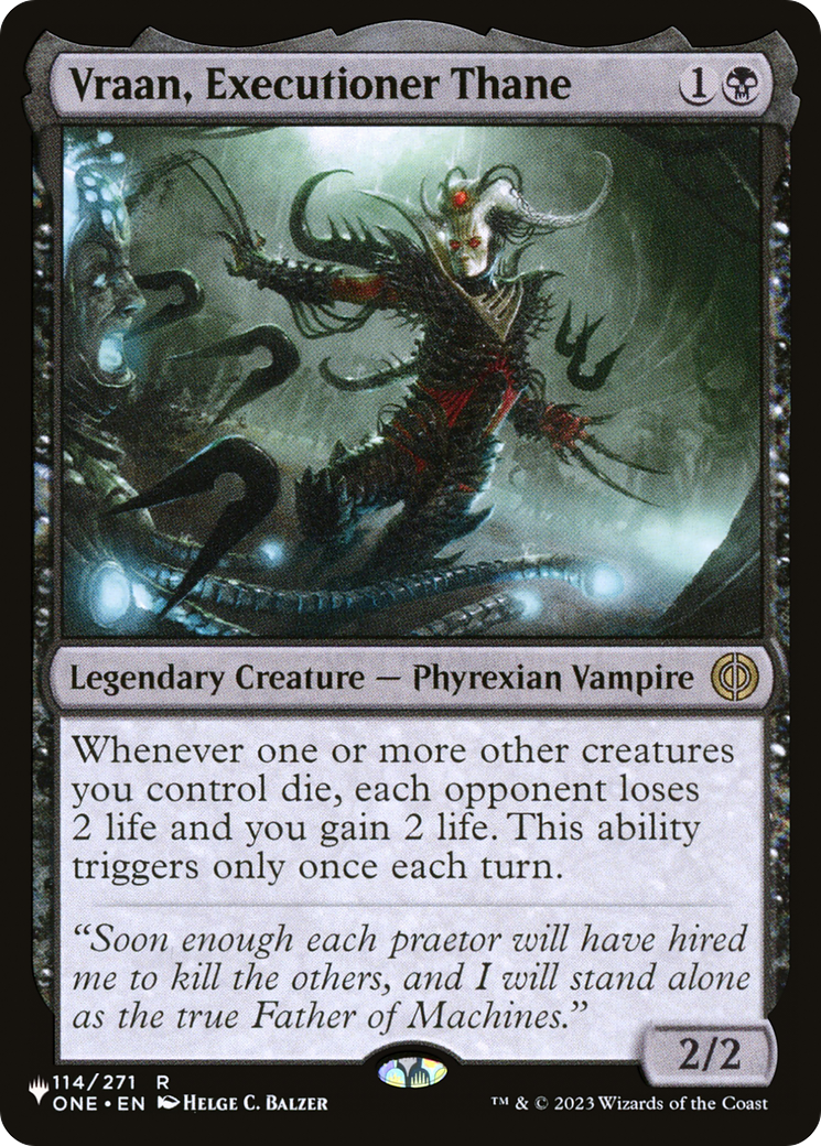Vraan, Executioner Thane [The List] | Cards and Coasters CA