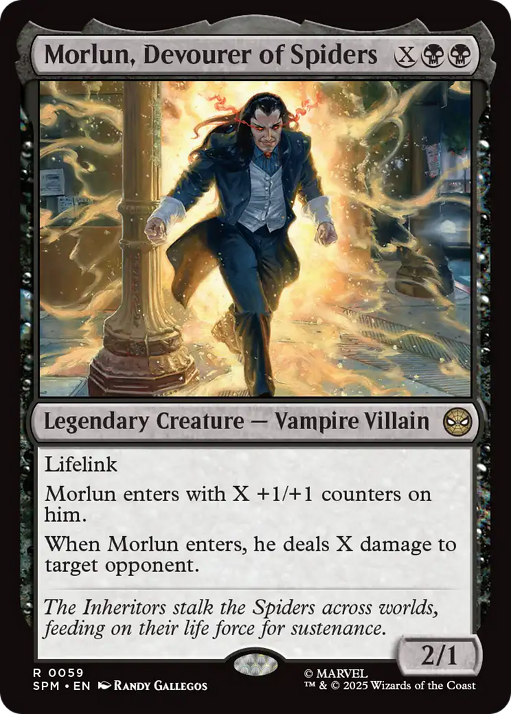 Morlun, Devourer of Spiders [Marvel's Spider-Man] | Cards and Coasters CA