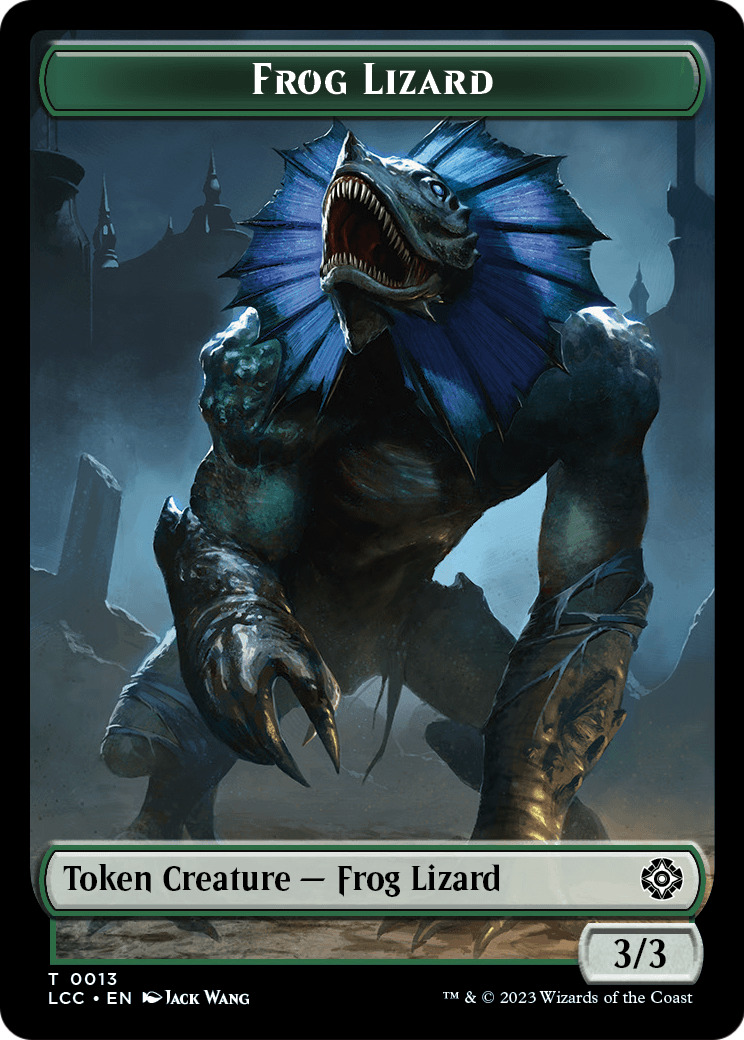 Tentacle // Frog Lizard Double-Sided Token [The List] | Cards and Coasters CA