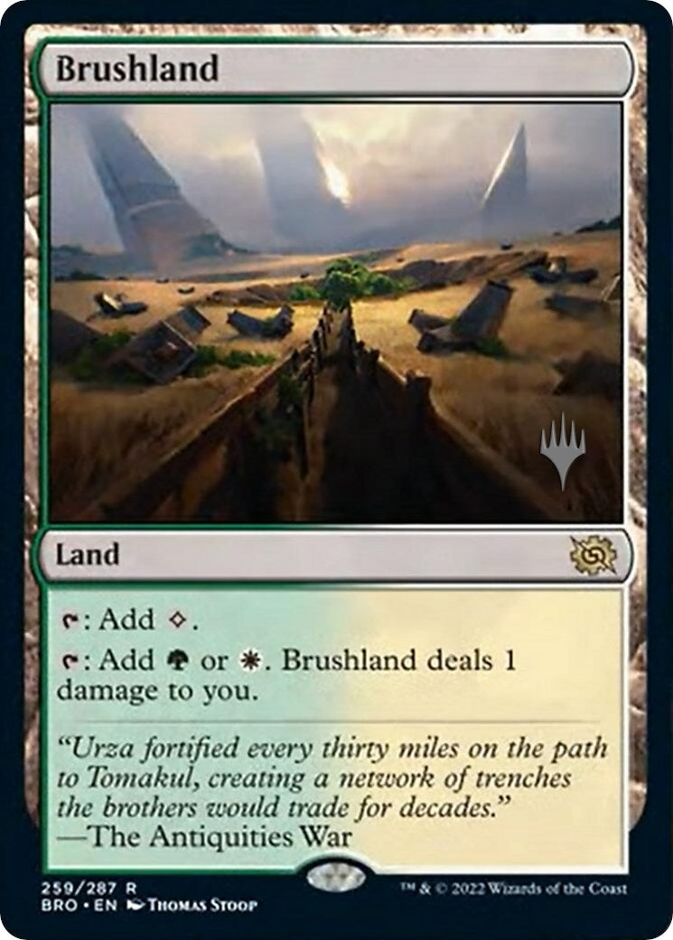 Brushland (Promo Pack) [The Brothers' War Promos] | Cards and Coasters CA