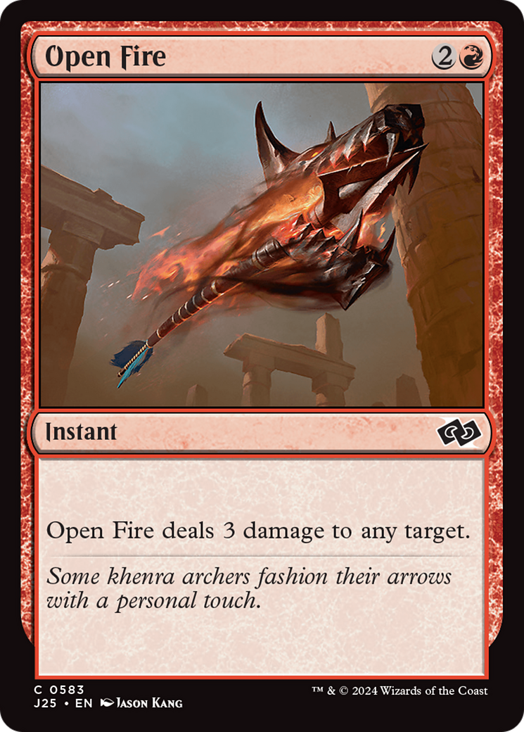 Open Fire [Foundations Jumpstart] | Cards and Coasters CA