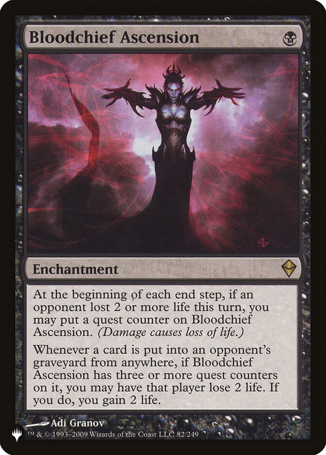 Bloodchief Ascension [The List] | Cards and Coasters CA