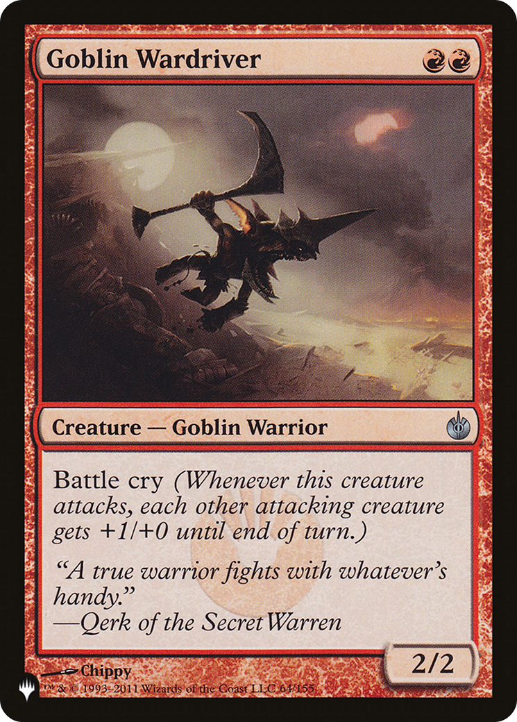 Goblin Wardriver [The List Reprints] | Cards and Coasters CA