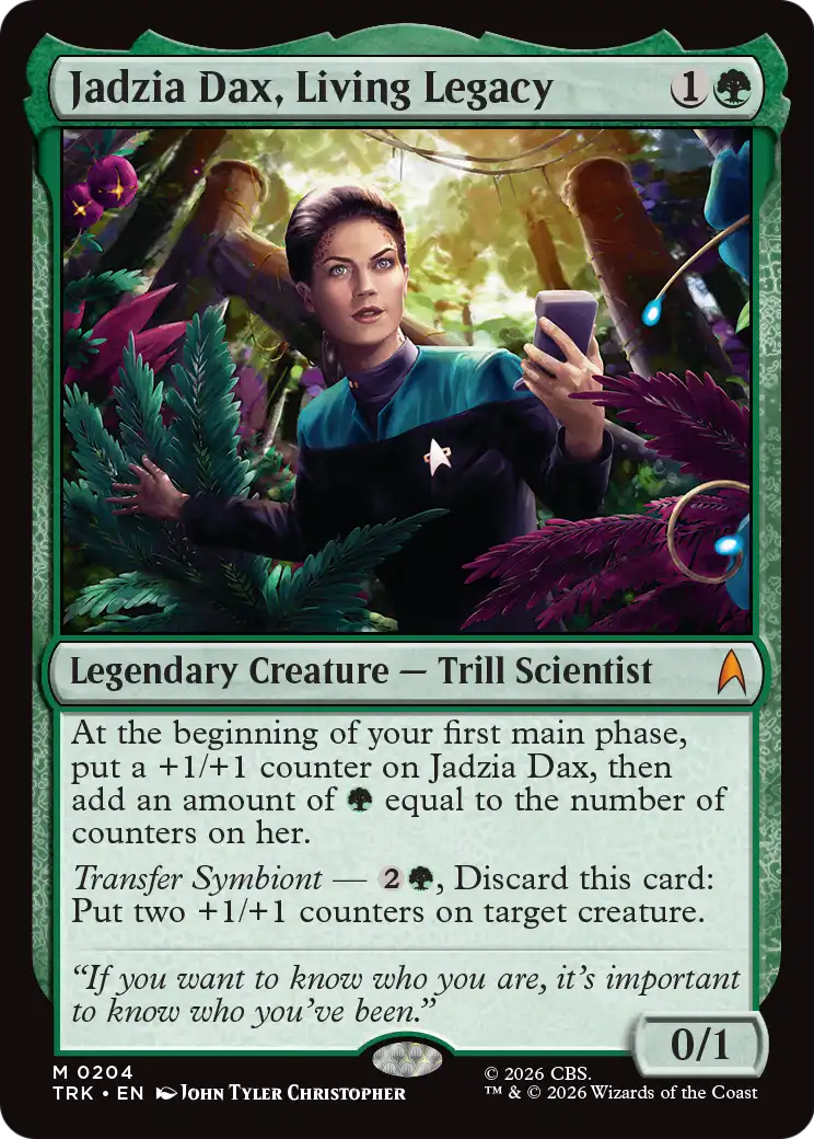 Jadzia Dax, Living Legacy [Star Trek] | Cards and Coasters CA