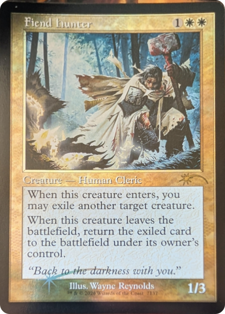 Fiend Hunter (Retro Frame) [Secret Lair Drop Series] | Cards and Coasters CA