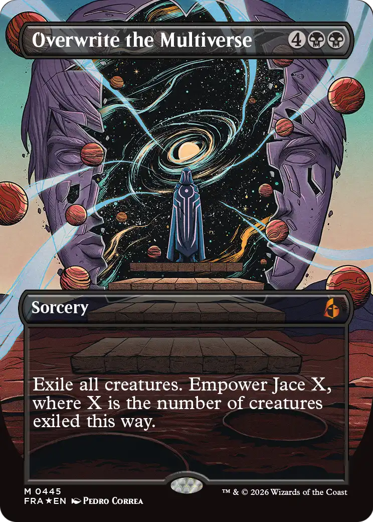 Overwrite the Multiverse (Borderless) [Reality Fracture] | Cards and Coasters CA