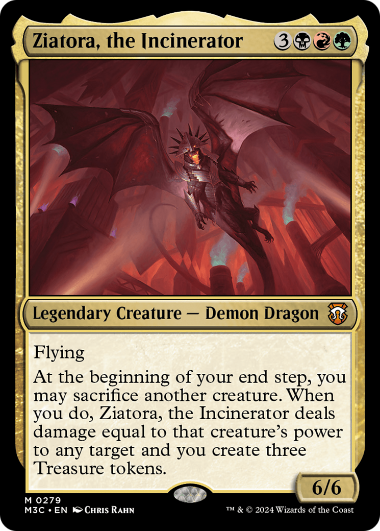 Ziatora, the Incinerator (Ripple Foil) [Modern Horizons 3 Commander] | Cards and Coasters CA