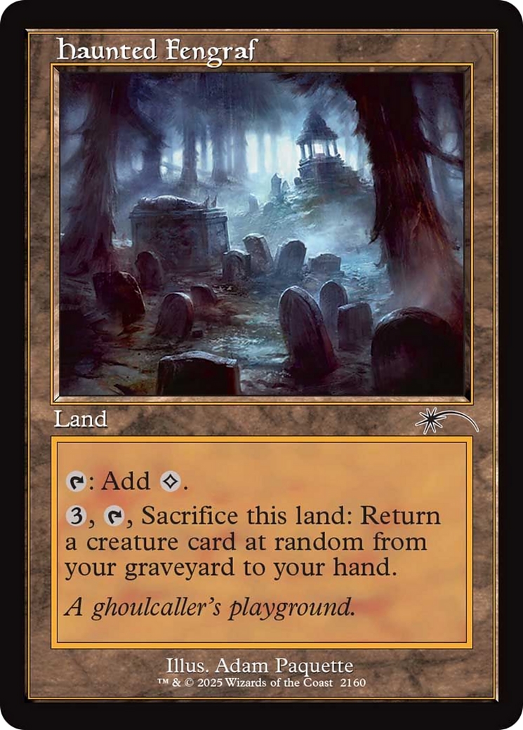 Haunted Fengraf (Retro Frame) [Secret Lair Drop Series] | Cards and Coasters CA