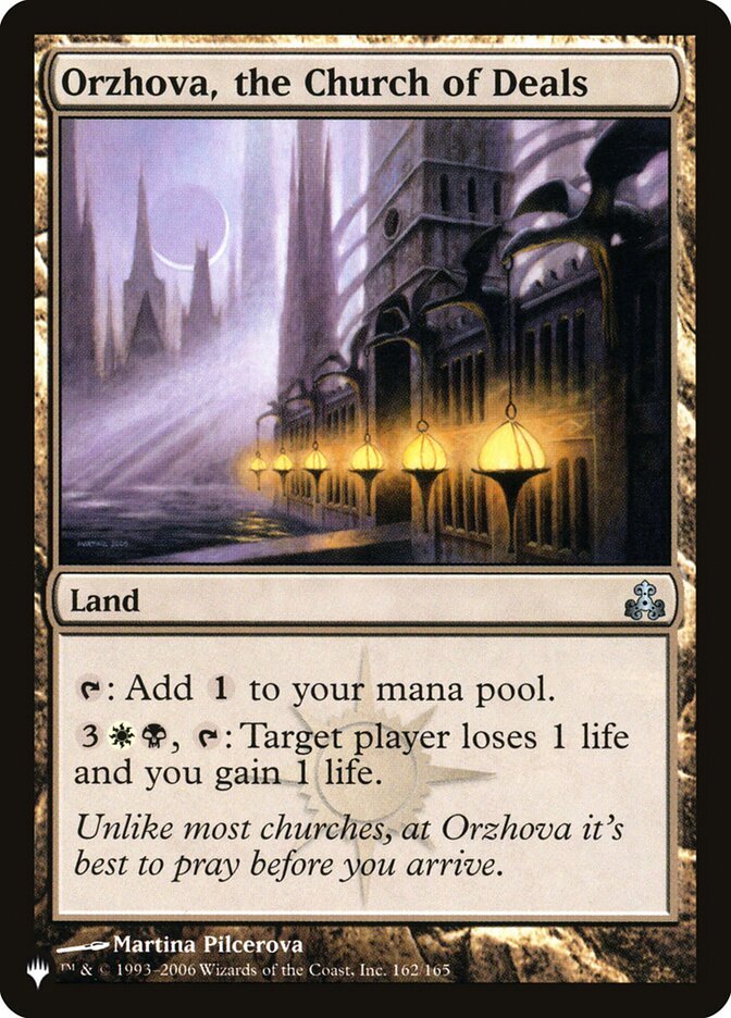 Orzhova, the Church of Deals [The List] | Cards and Coasters CA