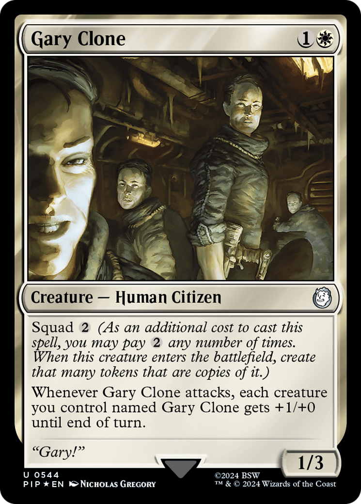 Gary Clone (Surge Foil) [Fallout] | Cards and Coasters CA