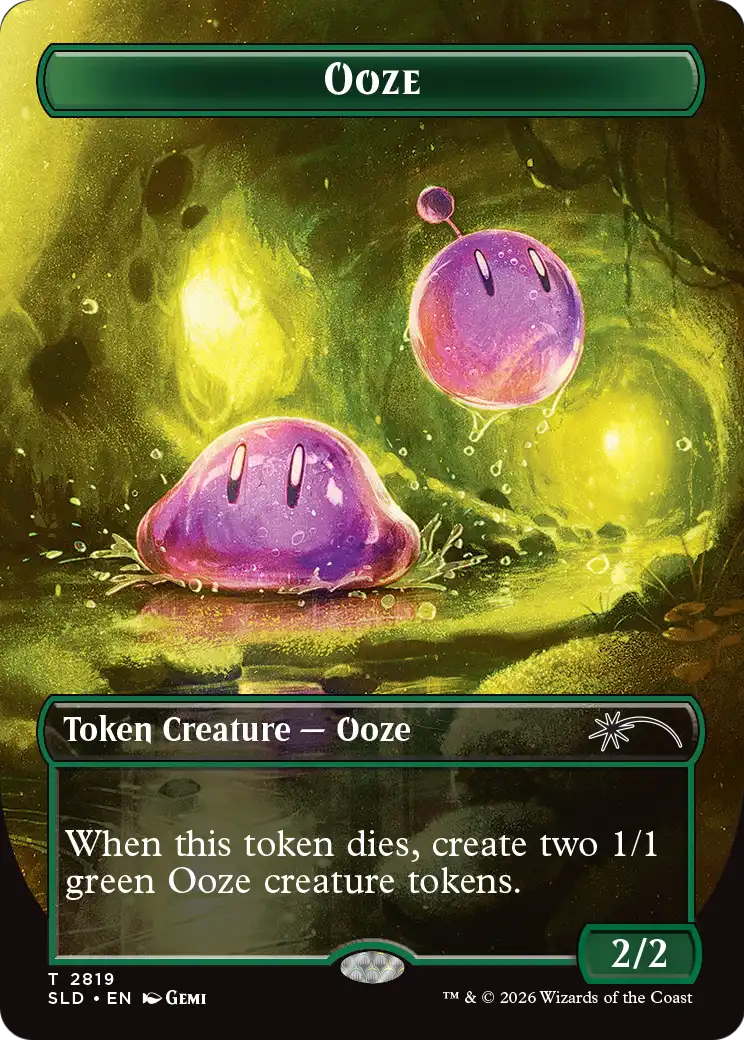 Ooze Token [Secret Lair Drop Series] | Cards and Coasters CA