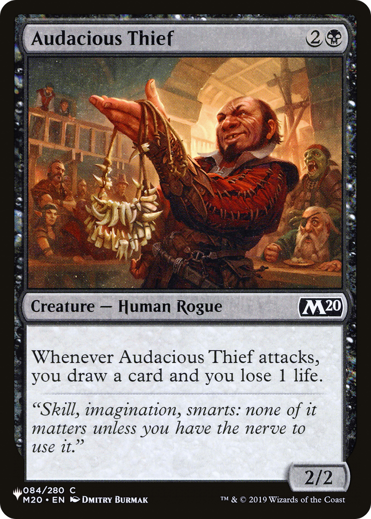 Audacious Thief [The List Reprints] | Cards and Coasters CA