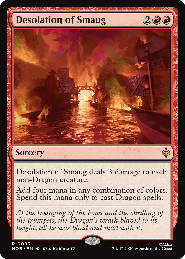 Desolation of Smaug [The Hobbit] | Cards and Coasters CA