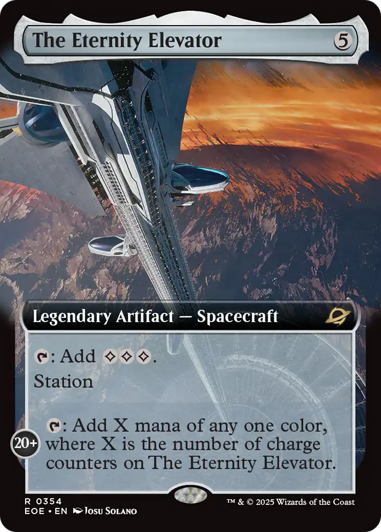 The Eternity Elevator (Extended Art) [Edge of Eternities] | Cards and Coasters CA