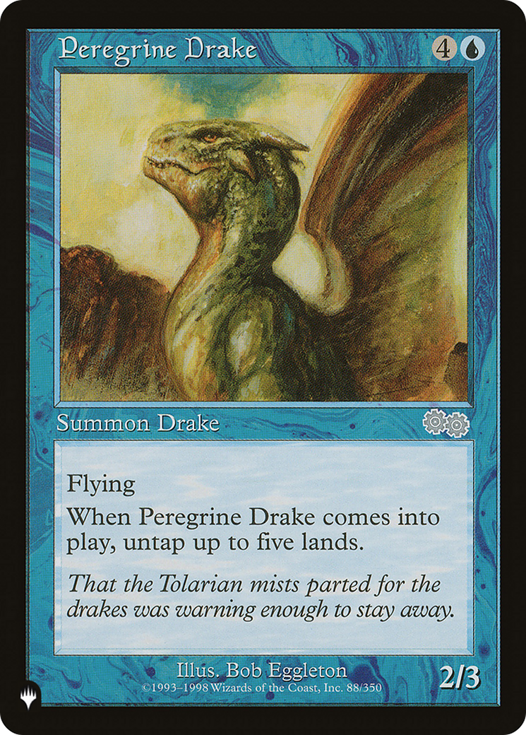 Peregrine Drake [The List Reprints] | Cards and Coasters CA