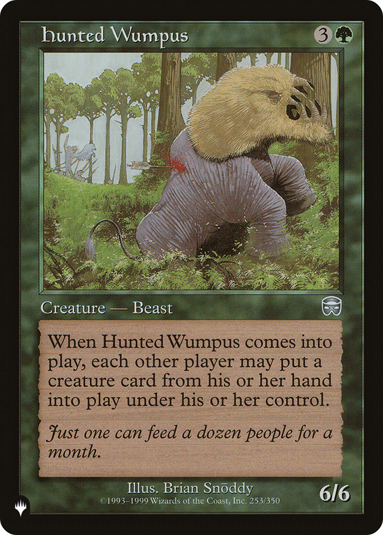 Hunted Wumpus [The List] | Cards and Coasters CA