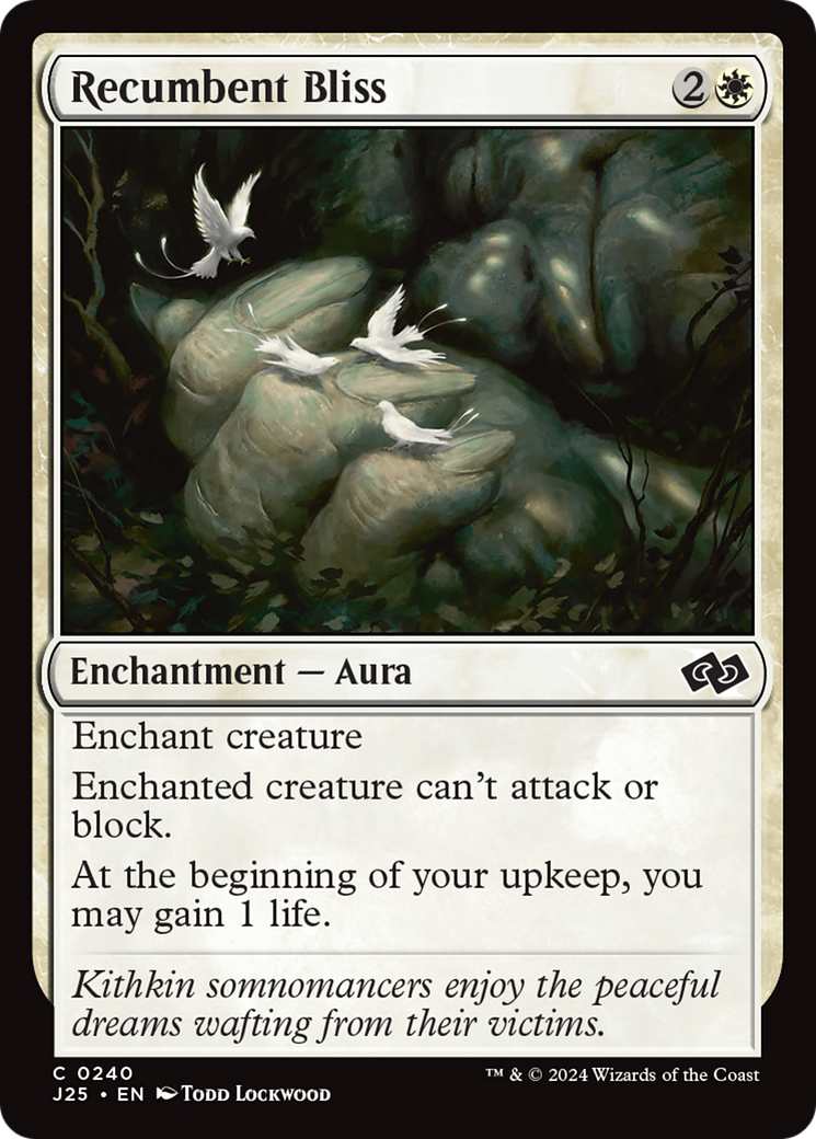 Recumbent Bliss [Foundations Jumpstart] | Cards and Coasters CA