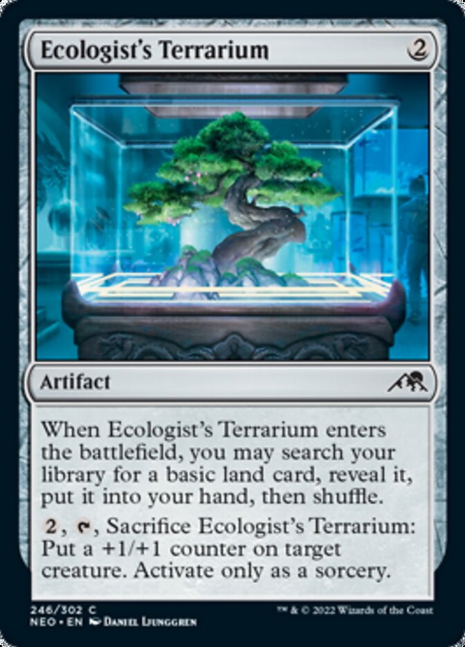 Ecologist's Terrarium [Kamigawa: Neon Dynasty] | Cards and Coasters CA