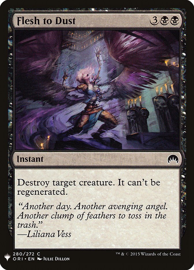 Flesh to Dust [Mystery Booster] | Cards and Coasters CA