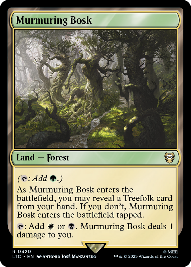 Murmuring Bosk [The Lord of the Rings: Tales of Middle-Earth Commander] | Cards and Coasters CA