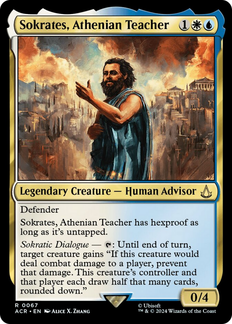 Sokrates, Athenian Teacher [Assassin's Creed] | Cards and Coasters CA