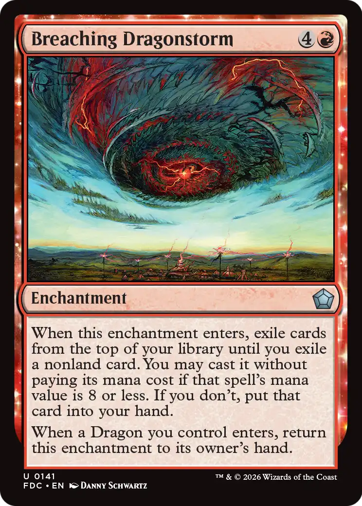 Breaching Dragonstorm [Foundations Commander] | Cards and Coasters CA