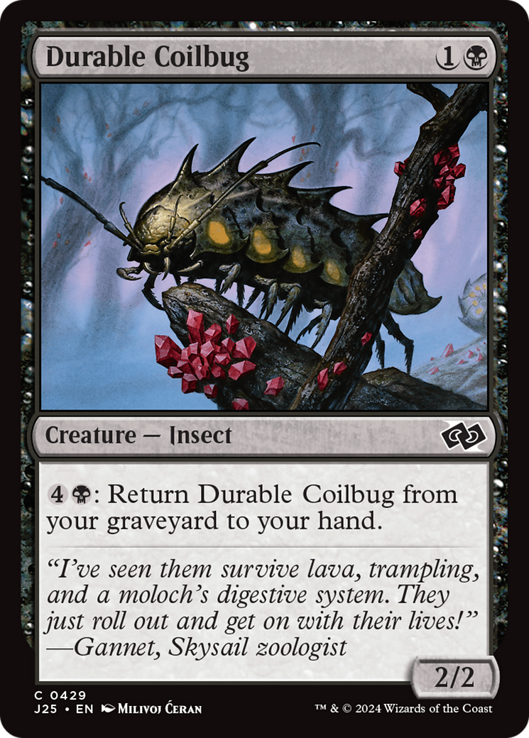 Durable Coilbug [Foundations Jumpstart] | Cards and Coasters CA