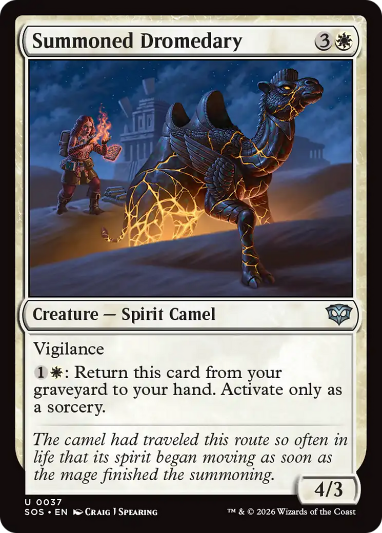 Summoned Dromedary [Secrets of Strixhaven] | Cards and Coasters CA