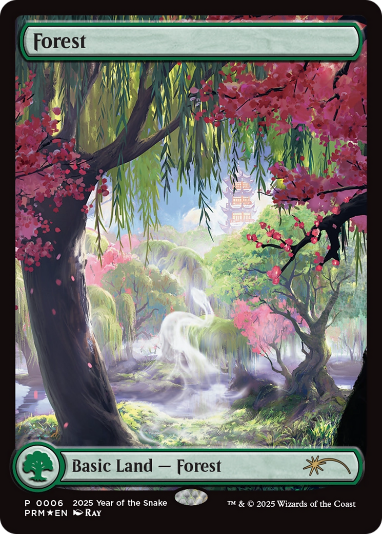 Forest (Year of the Snake 2025) [Standard Showdown Promos] | Cards and Coasters CA