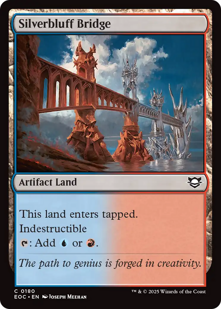 Silverbluff Bridge [Edge of Eternities Commander] | Cards and Coasters CA