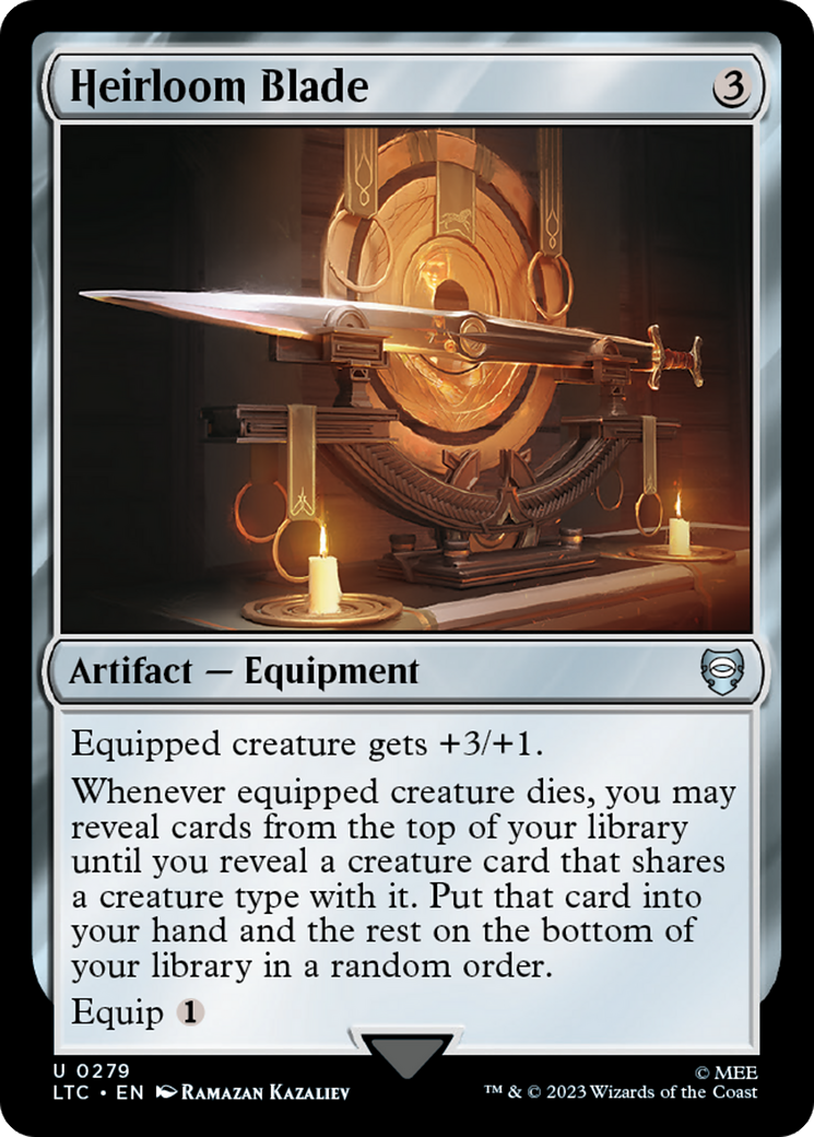Heirloom Blade [The Lord of the Rings: Tales of Middle-Earth Commander] | Cards and Coasters CA