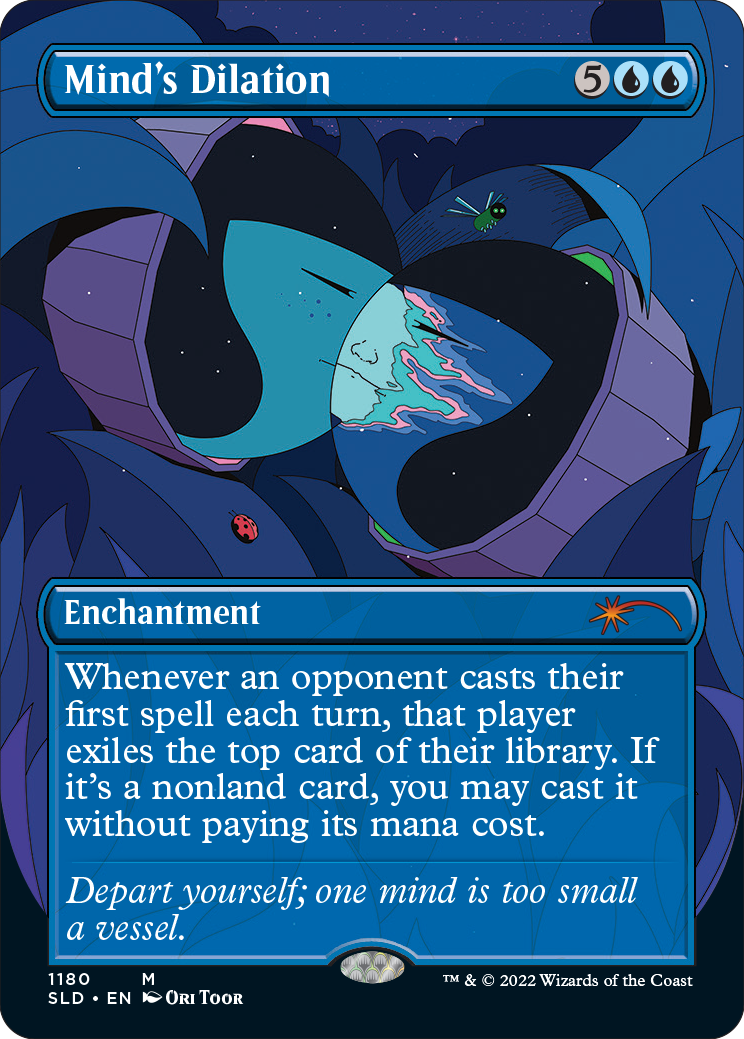 Mind's Dilation (Borderless) [Secret Lair Drop Series] | Cards and Coasters CA