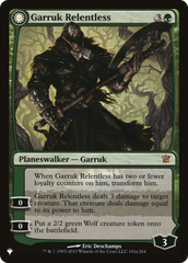 Garruk Relentless // Garruk, the Veil-Cursed [Secret Lair: From Cute to Brute] | Cards and Coasters CA