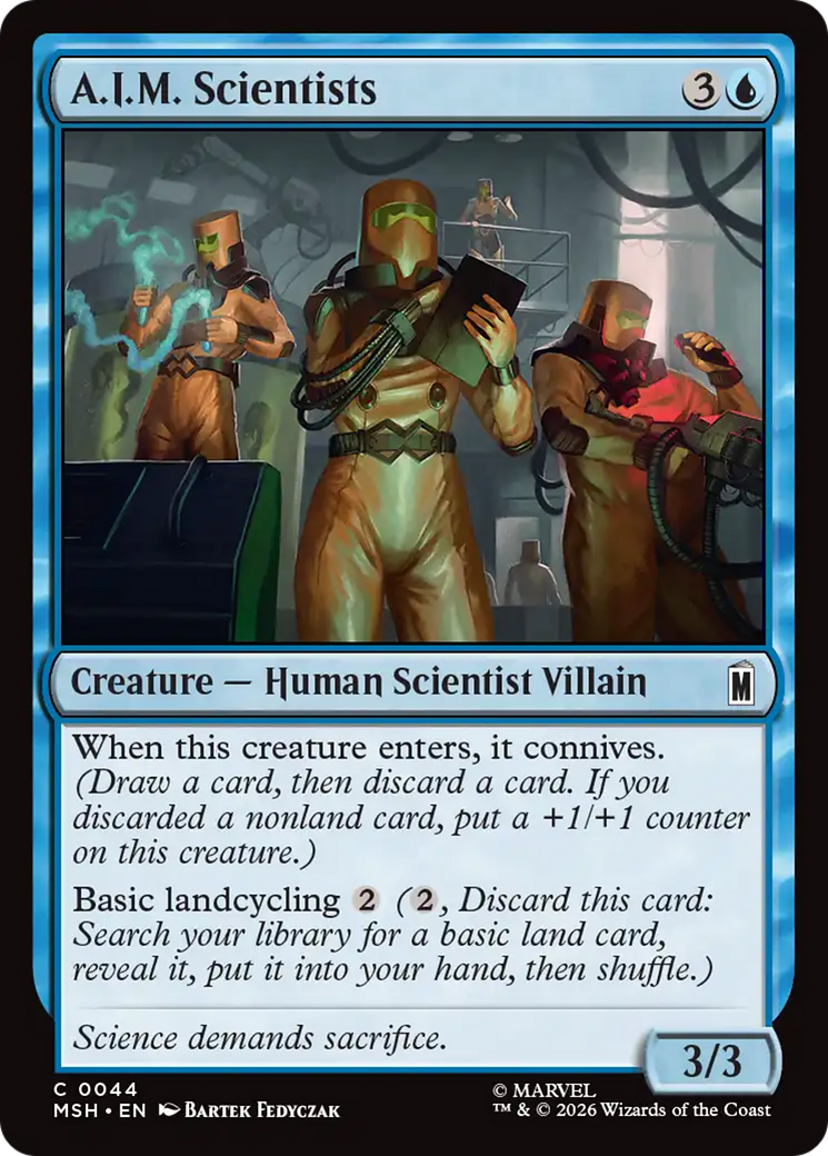 A.I.M. Scientists [Marvel Super Heroes] | Cards and Coasters CA
