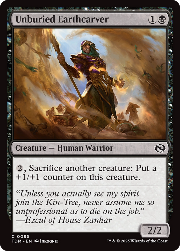 Unburied Earthcarver [Tarkir: Dragonstorm] | Cards and Coasters CA