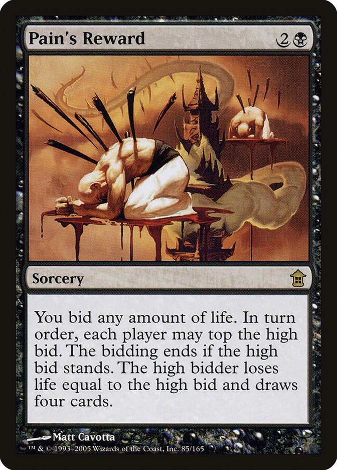 Pain's Reward [Saviors of Kamigawa] | Cards and Coasters CA