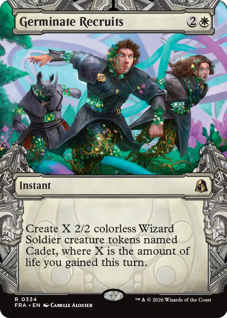 Germinate Recruits (Showcase) [Reality Fracture] | Cards and Coasters CA