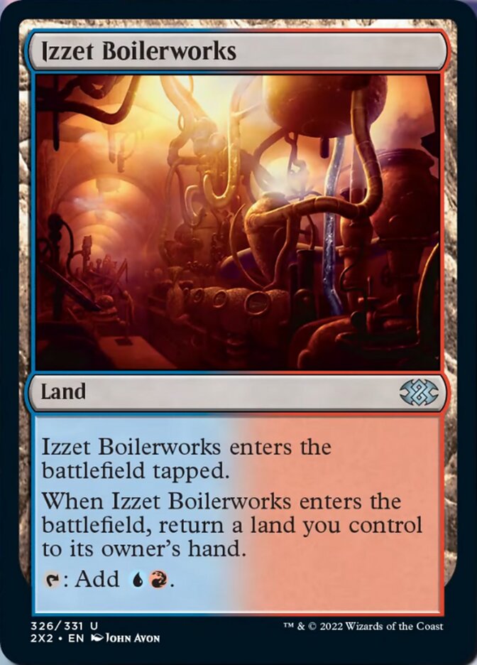 Izzet Boilerworks [Double Masters 2022] | Cards and Coasters CA