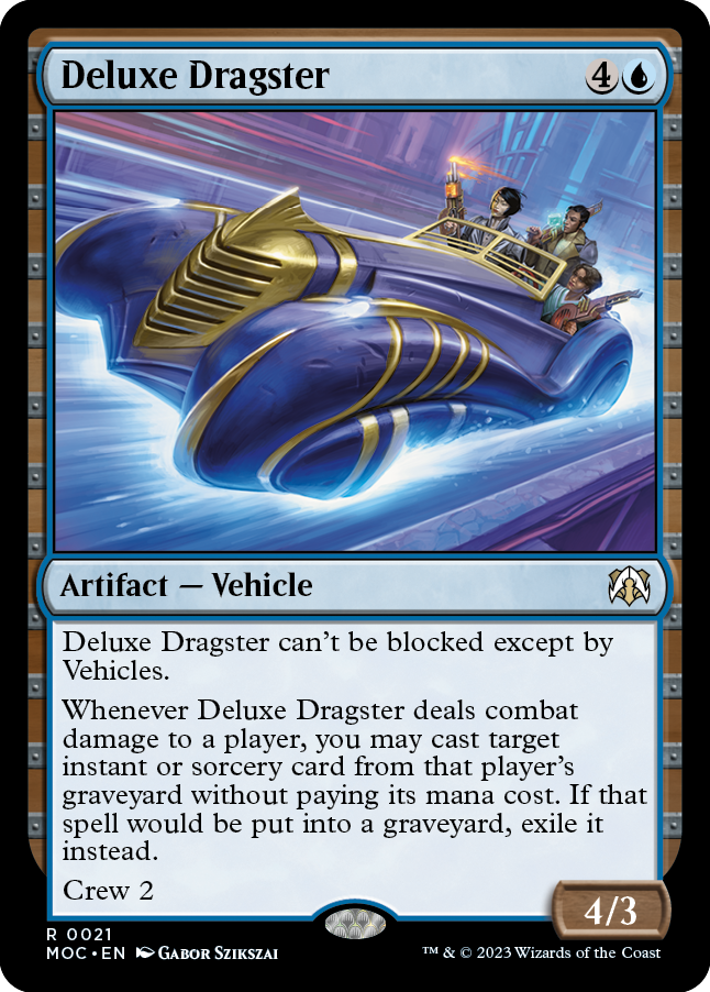 Deluxe Dragster [March of the Machine Commander] | Cards and Coasters CA